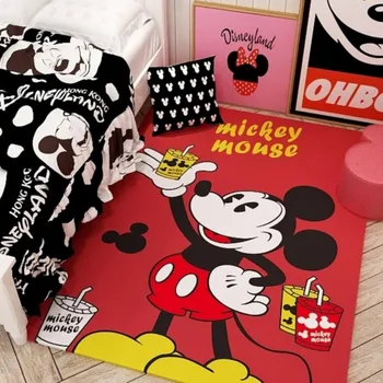Karikatúra Disney Mickey Minnie Mouse Koberec Deti Deti Kúpeľňa Mat Spálňa Medvedík Dekor Koberec Krytý Podlahové Rohože