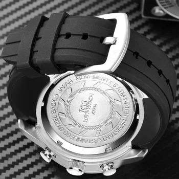 KAT-WACH módne pánske vojenské hodinky 50 metrov vodotesný LED hodinky quartz hodinky športové hodinky pánske Relogios Masculino hodinky
