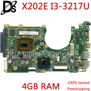 KEFU x202e Pre ASUS S200E X202E X201E X202EP Vivobook Doske REV2.0 I3-3217 CPU 4G RAM, palubný Test práca