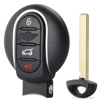 KEYECU Inteligentné Diaľkové Ovládanie Auta Kľúč - 4 Tlačidlá & 434MHz - FOB pre BMW Mini Medi 2016 2017 2018 FCC ID: NBGIDGNG1 IDGNG1