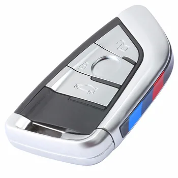 KEYECU Nôž Kartu Štýl Smart Remote Kľúča Vozidla púzdro 3 Tlačidlo pre BMW X5 X6 F15 X6 F16 G30 7 Radu G11 X1 F48 F39