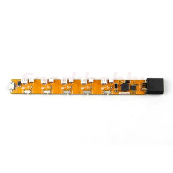 KINGKONG 1S 3,7 V 5-PÁSMOVÝ USB Nabíjačku 2-4S Lipo Powerd 200mah 500mah Prepínateľné Inductrix DROBNÉ 6/7 Paralelný Konektor pre nabíjačku urob si sám