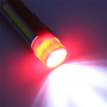 KLAS Multifunkčný Kontrolný lampa Magnet práce svietidlo Núdzové svietidlo Plastové pero klip Baterky AAA batérie Camping LED lampa