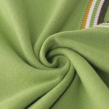 Klasická Blúzka Ženy Dlhý Rukáv Top Streetwear Zelená Blusas Elegantné Dámske Topy Kórejský Módy Zelené Tričko C-267