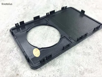 Knotolus 5 ks Veľkoobchod čierny plastový predný modularitou bývanie prípade kryt plášťa s objektív pre iPod 5. generácie video 30gb 60gb 80gb