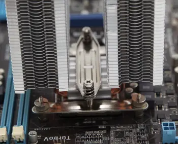 KOOLASON Pre Intel a AMD 115x 1366 AM3 Medi 6 Heat Pipe Počítača CPU Chladič Pasívne Stlmiť bez ventilátora Chladenia Radiátor Thermotube