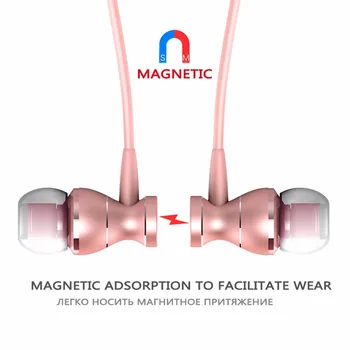 Kovové Slúchadlá Magnetické Šport Beh Slúchadlá pre Xiao Redmi Poznámka 5 Pro fone de ouvido