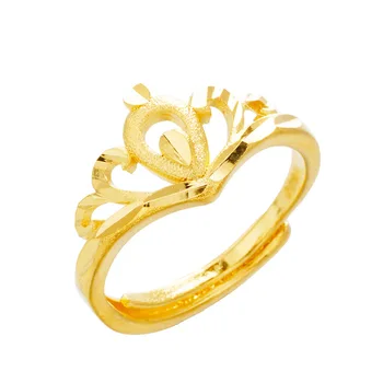 Kreatívne Reťazca ženy Krúžky Jednoduché Navíjanie Twist 24K Gold Ring pre Ženy-Móda Obľúbené Snubné Prstene pre Ženy Anillos mujer