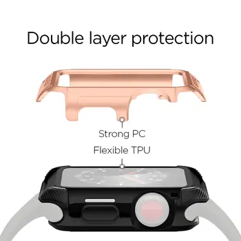 Kryt Pre Apple Hodinky Prípade Apple hodinky 5 4 44m 40 mm iWatch 3 2 1 42mm 38mm Všetci-okolo Obrazovky Ochranný Nárazník Príslušenstvo hodinky