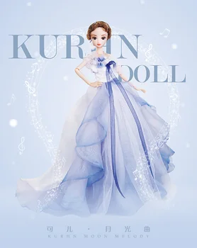 Kurhn 15. výročie bábiku,strana rozrástla šaty bábiky#9116