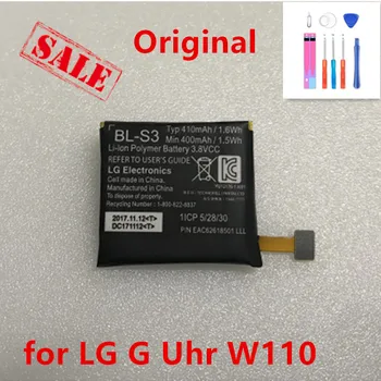 Kvalitné Originálne 410mAh BL-S3 Batéria Pre LG G Sledovať R W110 W150 Urbánnej Sledovať batérie