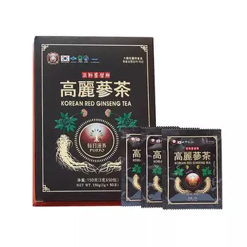 Kvalitné Originálne kórejský Ženšen Čaj, červené ženšenový čaj, 3g * 50 pakety ženšen granuly, posilnenie imunity