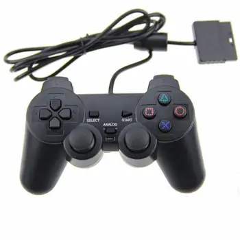 Káblové Gamepad pre PS2 ovládač pre Playstation 2 ovládač konzoly Dvojité Tlmenie Vibrácií Joypad káblové gamepad