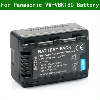 LANFULANG VW-VBK180 Batéria A Nabíjačka pre Panasonic SDR-S50 SDR-H95 HDC-TM55 HDC-TM60 HDC-TM90 HC-V500