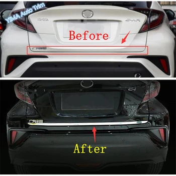 Lapetus Auto Tvarovanie Zadného Kufra Chvost Dvere Boot Nižšie Pásy Líšt Chránič Rám Kryt Výbava Pre Toyota C-H CHR 2016 - 2020