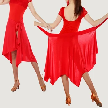 Latin Dance Sukne Pre Dospelých Profesionálne Tanečné Trojuholník Zástera Sukne Ženy Vysokej Kvality, Rumba, Samba Latinskej Praxi Tanečné Šaty