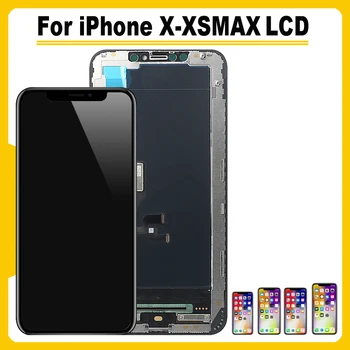 LCD Displej pre iPhone X XS XR Xs max TFT OLED Kvalitu 3D Dotyk Digitalizátorom. Montáž Montáž Náhradné Displej Žiadne Mŕtve Pixely
