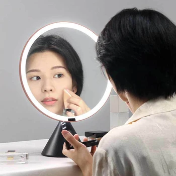 LED make-up Zrkadlo so Svetlom HD Veľké Okrúhle Zrkadlo Inteligentný Senzor Vyplniť Svetla Ploche Krásy make-up Zrkadlo Vyplniť Svetlo Zrkadlo