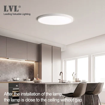 LED Panel Light 36W maximálne 45 w Vysoký Výkon D480 D600 220V Domov Lighing 5000K Obývacia Spálňa Lampy Ultratenké Povrchovú Montáž Panel na Čítanie