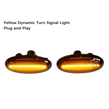 LED Strane Marker Zase Signálneho Svetla Dynamické Repeater Sekvenčné Blinker Indikátor Lampy, MAZDA 2 3 5 6 BT-50 MPV