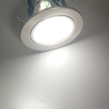 LED Zapustené Stropné Svietidlá, Montáž Rámu Rezať Dieru Kúpeľňa 70 mm 90 mm Vymeniteľná E26 E27 Bodové objímky Pätice Zariadenia