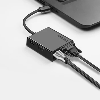 Lenovo USB C HUB Typ C pre Multi USB 3.0 HDMI Adaptér, Dock Pre Huawei Asus Dell Notebook Príslušenstvo USB-C Splitter Port