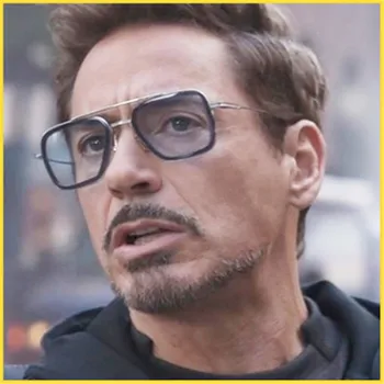 Lentes Tony Stark lentes de sol hombre Slnečné Okuliare Retro Slnečné Okuliare gafas de sol hombre oculos de masculino