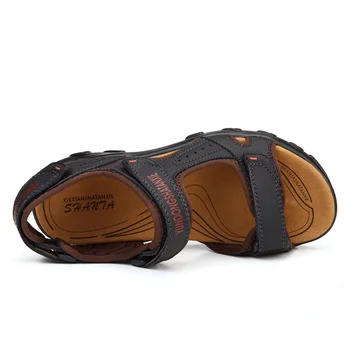Letné Vonkajšie Sandál pre Človeka Anti-Klzké ženy sandále Páry Trekové Sandále Značky Dizajnér Unisex Kožené Športové Sandále