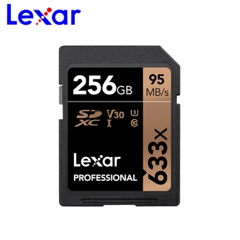 Lexar Originálne SD Pamäťová Karta 256 GB 128 GB 64 G 16GB 32GB UHS-I Flash Karty Vysokej Rýchlosti Až Max 95M Class10 Pre Kameru