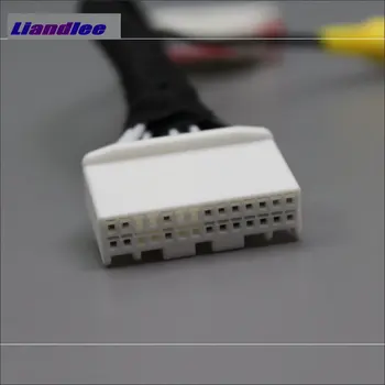 Liandlee RCA Adaptér Konektor Konvertor Drôt, Kábel Pre Mazda 2 Demio DJ-2017 parkovacia Kamera Originálne Video Vstup Prepínač