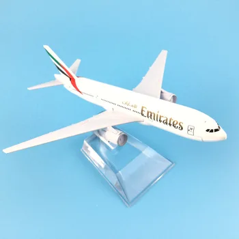 Lietadlo model Boeing 777 emirates airline lietadla 777 Kovové Pevné simulácia lietadlo model pre deti hračky Vianočný darček