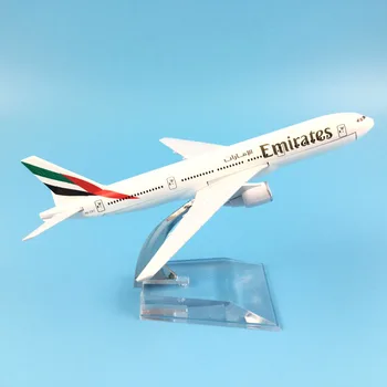 Lietadlo model Boeing 777 emirates airline lietadla 777 Kovové Pevné simulácia lietadlo model pre deti hračky Vianočný darček
