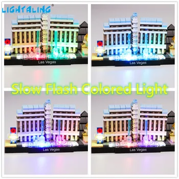 Lightaling Led Svetla Kit Pre 21047 Architektúry Las Vegas