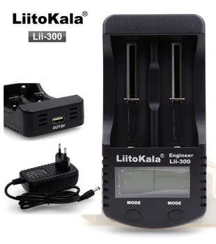 LiitoKala lii-300 LCD 18650 Batérie, Nabíjačky lii300 Pre 18650 26650 14500 10440 17500 1.2 V, AA, AAA Ni-MH Dobíjacie Batérie Späť