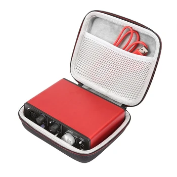 LTGEM EVA Ťažké Cestovné puzdro Pre Focusrite Scarlett Sólo 2i2 (2. Generácie) USB -Audio Rozhranie