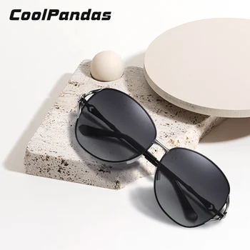 Luxusné slnečné Okuliare Ženy 2020 Polarizované Vintage Nadrozmerné Gradient Šošovky, Slnečné Okuliare Kovový Rám Odtiene UV400 lentes de sol mujer