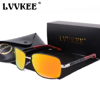 LVVKEE 2021 Luxusný Dizajn Značky Námestie Polarizované slnečné Okuliare Pre Mužov Jazdy Slnečné okuliare Ženy Okuliare Oculos S Originál Krabici