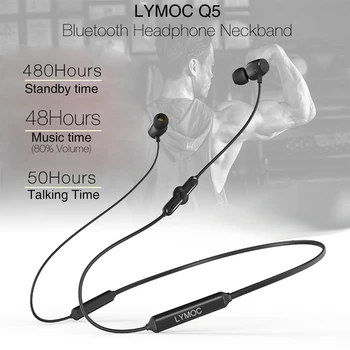 LYMOC O5 Bluetooth Slúchadlá Športové Bezdrôtové Slúchadlá 48 hodín hovorový čas Neckband Stereo Slúchadlá Beží na iPhone Samsung Huawei