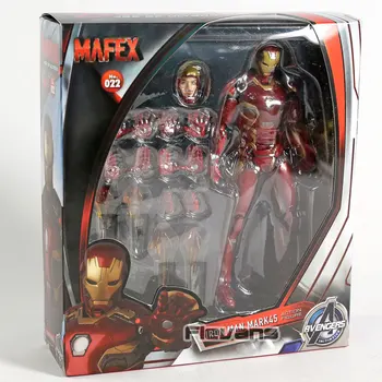 MAFEX Avengers Infinity War Iron Man Známky 45 PVC Akcie Obrázok Zberateľskú Model Hračka