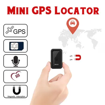 Magnetické Mini Localizador GPS Deti Tracker WIFI/LBS Reálnom Čase Locator Diaľkové Počúvanie Auto Pet Vozidla Proti Strate Inteligentného Zariadenia