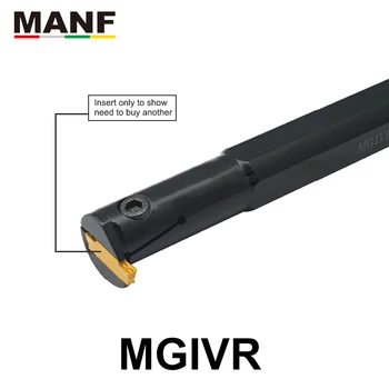 MANF MGIVR3125-4 Vnútorné Zapichovanie Nástroj na Obrábanie Rezaním Držiakov CNC Sústruhu Upichovanie a Tvár Zapichovacie Držiaky Nástrojov