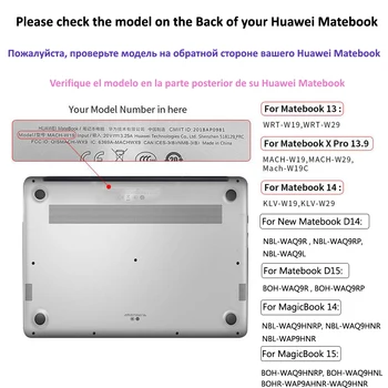 Mapa sveta Kryt Na Huawei Matebook D14 D15 2020 Prípade Prispôsobené PVC Kože Pre Huawei Mate 13 14 X Pro 13.9 Česť Magicbook 14 15