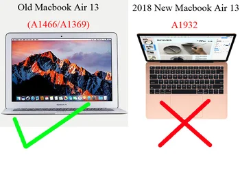Matné Farby, Prípade pre Macbook Air 13.3 A1466 A1369 Kryt Capa MacbookAir 13 palcový Chránič Rukáv Shell Air13 13.3