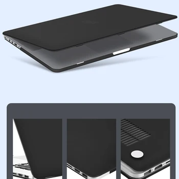Matný Crystal Plastové Ťažké Prípady, Prenosný obal pre MacBook Pro13 Nové Pro12 13 15 Palcov A2159 A1708 A2289 A1989 13Air A2179 A2337
