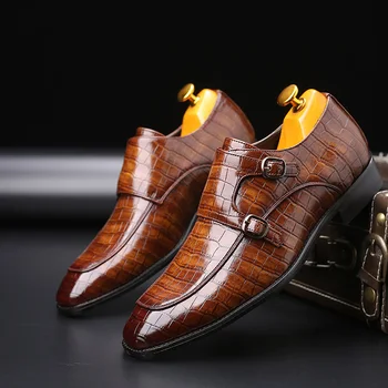 Mazefeng 2020 Klasické Krokodíla Vzor Business Ploché Topánky Mužov Dizajnér Formálne Šaty, Kožené Topánky pánske Mokasíny Topánky pre Strán