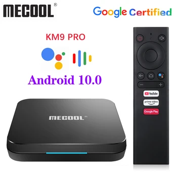 MECOOL KM3 ATV Androidtv Certifikované spoločnosťou Google TV Box Android 10 4 GB 64 GB Android 9.0 KM9 PRO 4 GB 32 GB 2G 16 G Amlogic S905X2 4K Wifi