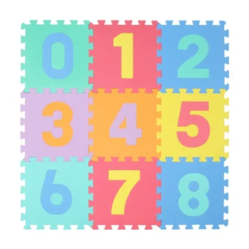 Meitoku baby EVA pena hrať Puzzle mat / Spriahnuté Prepravu podlahy Koberec,Každý 32cmX32cm=12