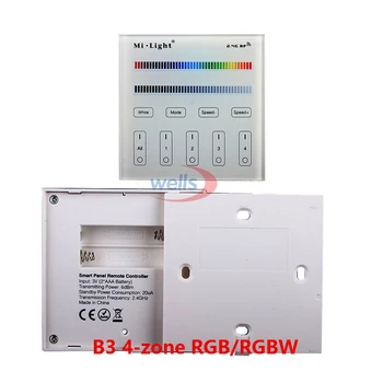 Miboxer 2.4 G B1/B2/B3/B4 4-Zóna Jas stmievanie/RGB/RGBW/SCS Smart Touch Panel led Stmievač, Radič pre led pásy svetla