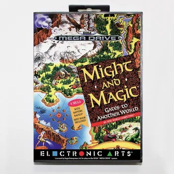 Might and magic brány anothe rworld 16 bit SEGA MD Hra Karty S Retail Box Pre Sega Mega Drive Pre Genesis