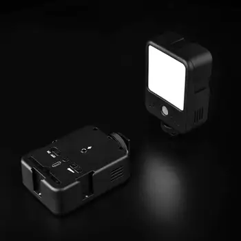 Mikrofón Nahrávanie LED Video Svetlo 2000mAh vstavanej Batérie Typu C Nabíjanie 6500K s Fotografiou pre Tiktok Vlogging